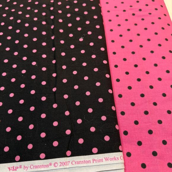 Skull print/Polka dot 100% cotton Fabric lot 8+ yards total 42-44 in wide - Picture 6 of 6